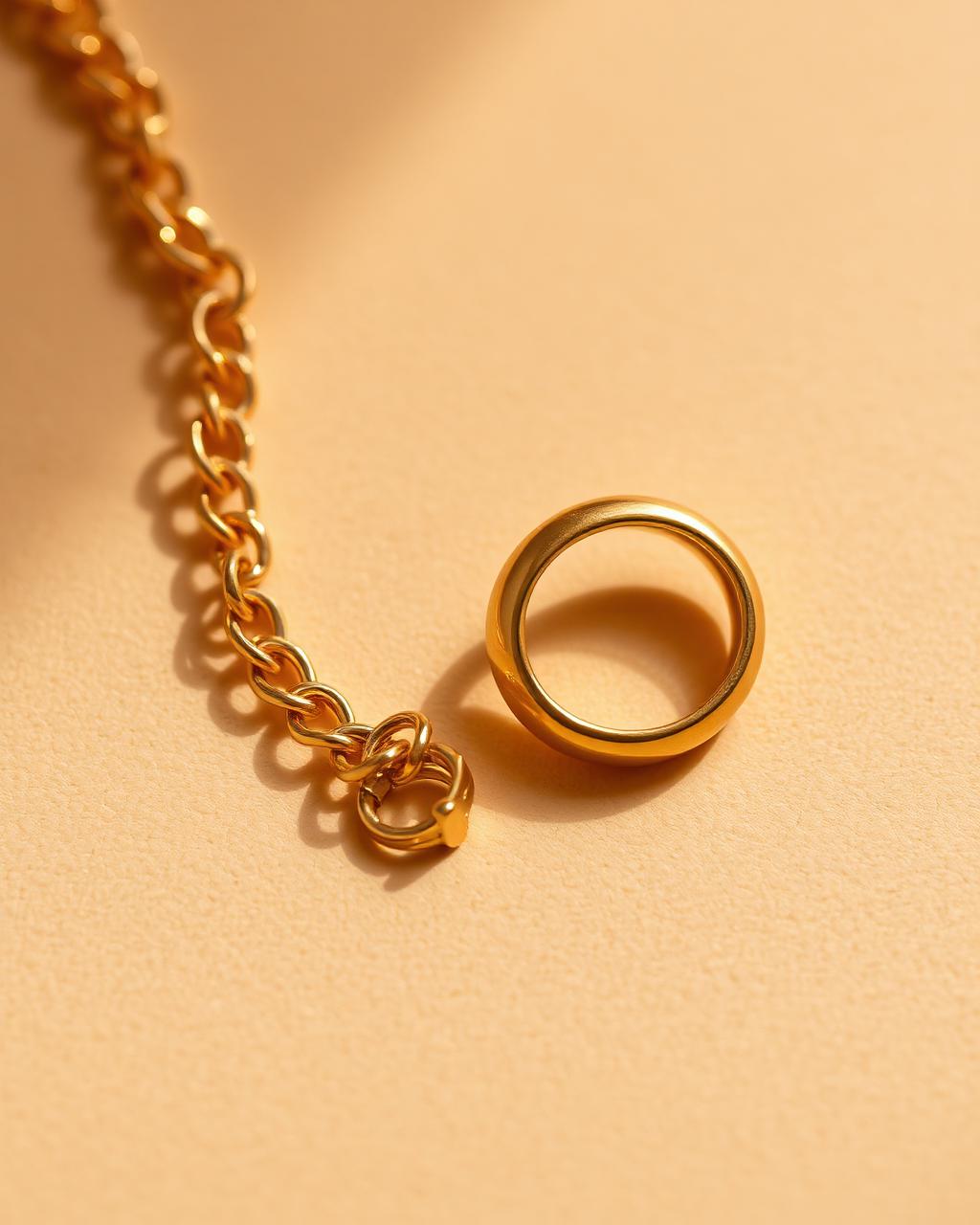 Kapotte gouden sieraden klaar voor taxatie